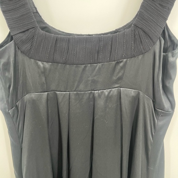 AX/Armani Exchange Black Silk Sleeveless Mini Dress - Picture 11 of 12